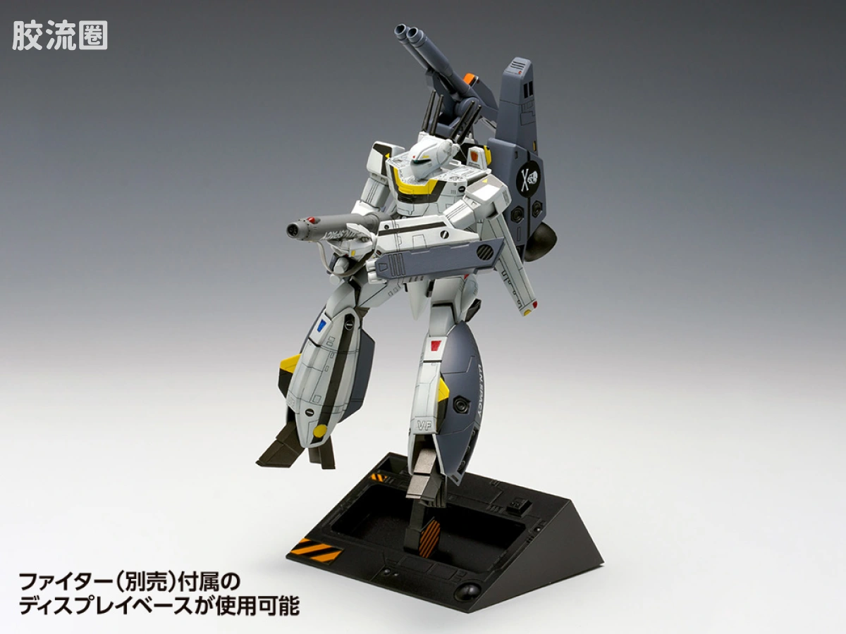 WAVE拼装综合系列 MACROSS 超时空要塞 F-1S 强袭女武神[战斗机器人模式]一条辉机、罗伊·福卡机 - 图片