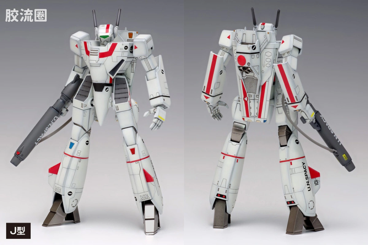 WAVE拼装综合系列 MACROSS 超时空要塞 VF-1 女武神[A/J /S型](B形态)套装 - 图片