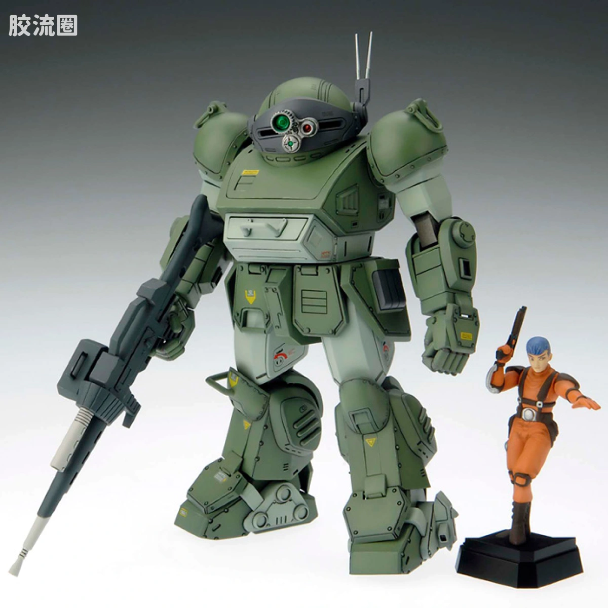 WAVE装甲骑兵系列拼装模型 1比24 AM-09-ST SCOPE DOG ペールゼン・ファイルズ版 - 图片