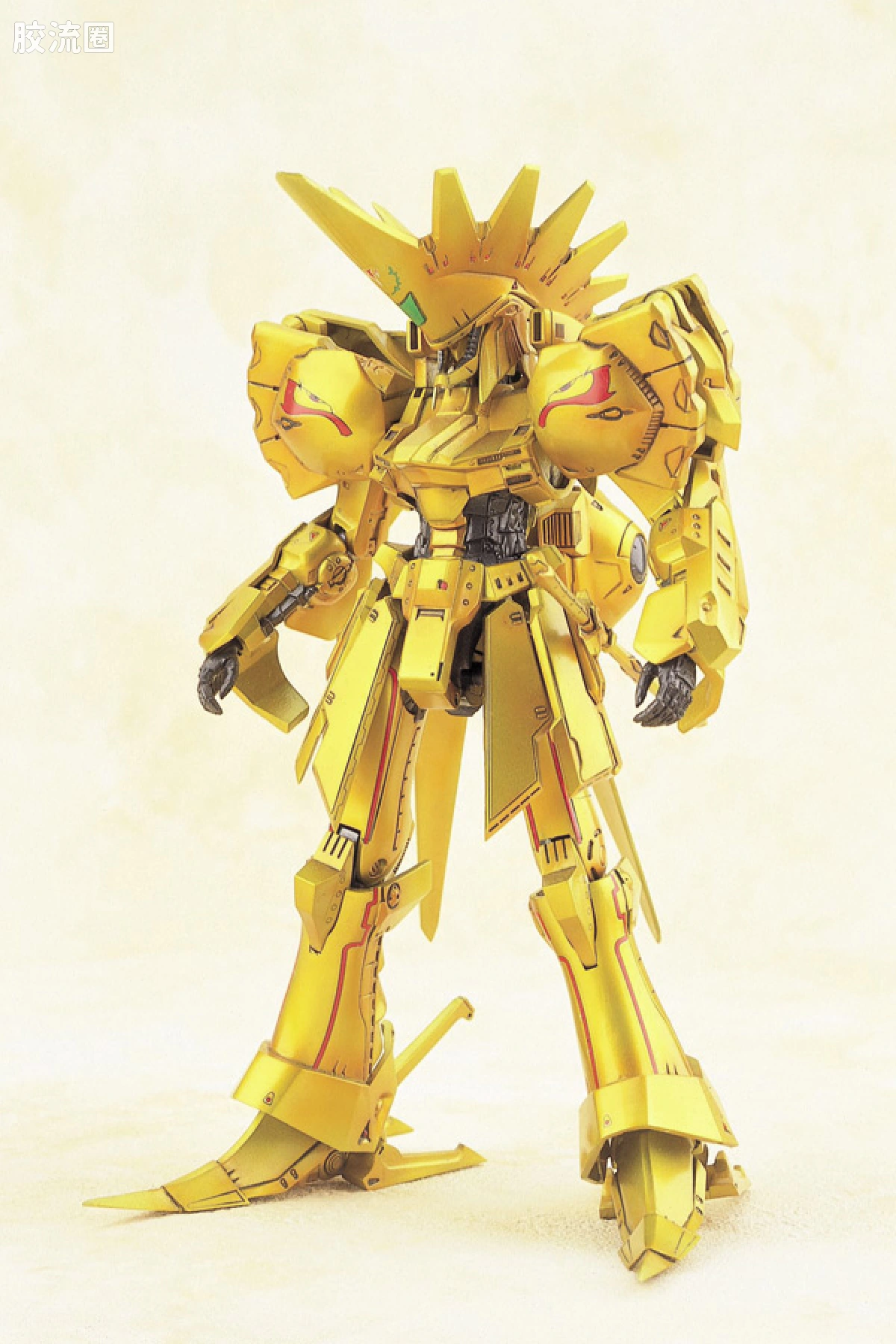WAVE五星物语系列拼装模型 1/144 黄金骑士 KOG-AT - 图片