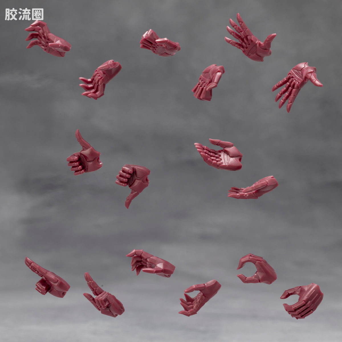 无限邂逅 配件 造型手【男性型A】 红色Ver. - 图片