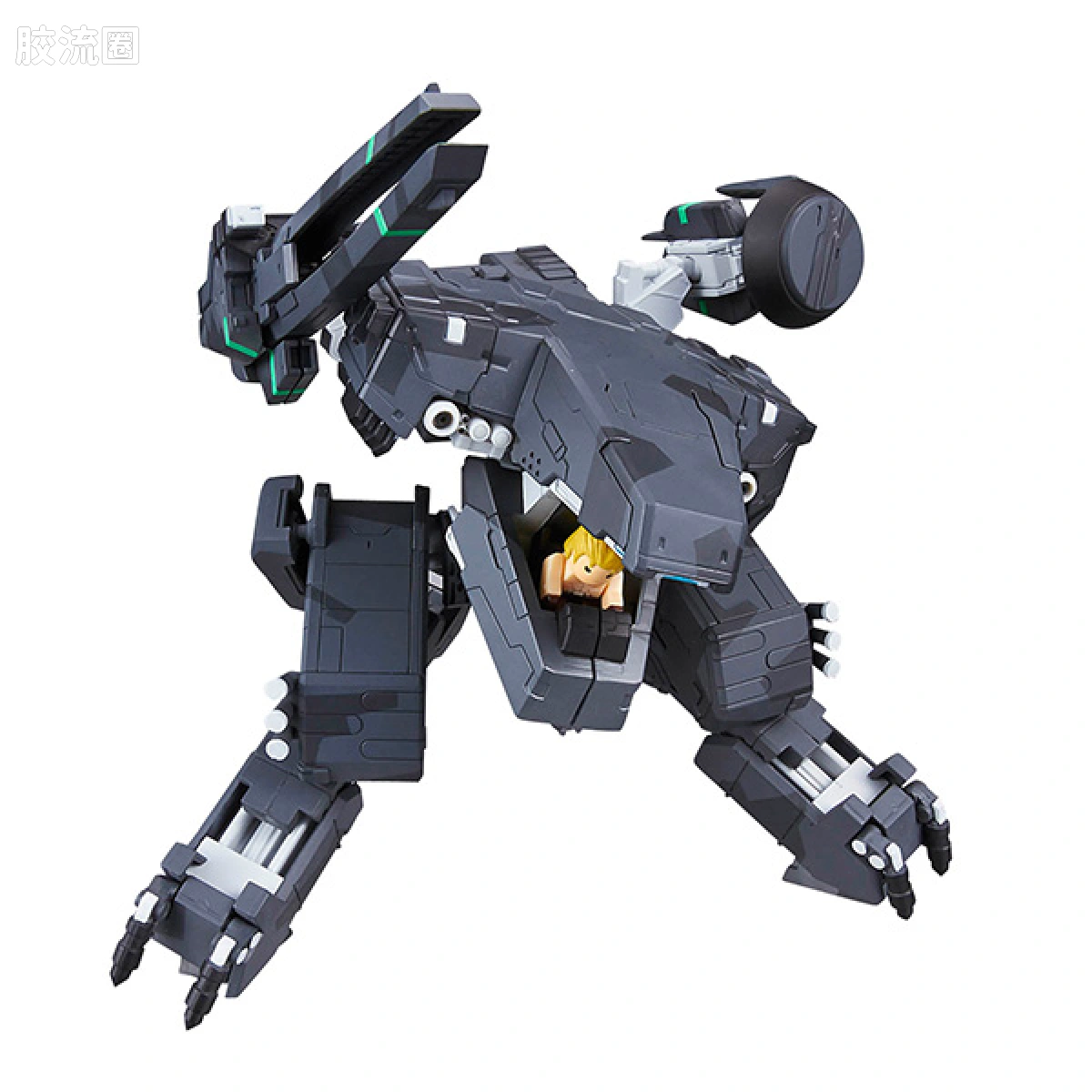 Mega House机甲综合系列 Variable Action D-SPEC Metal Gear REX (Black.Ver.) - 图片