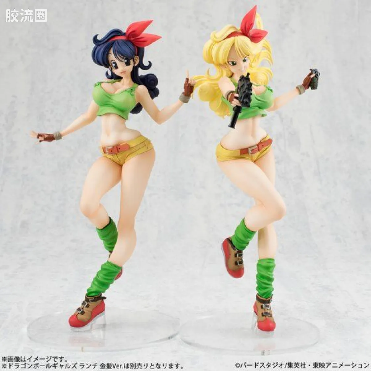 Mega House 手办系列 Dragon Ball Gals 兰琪 黑发Ver. - 图片
