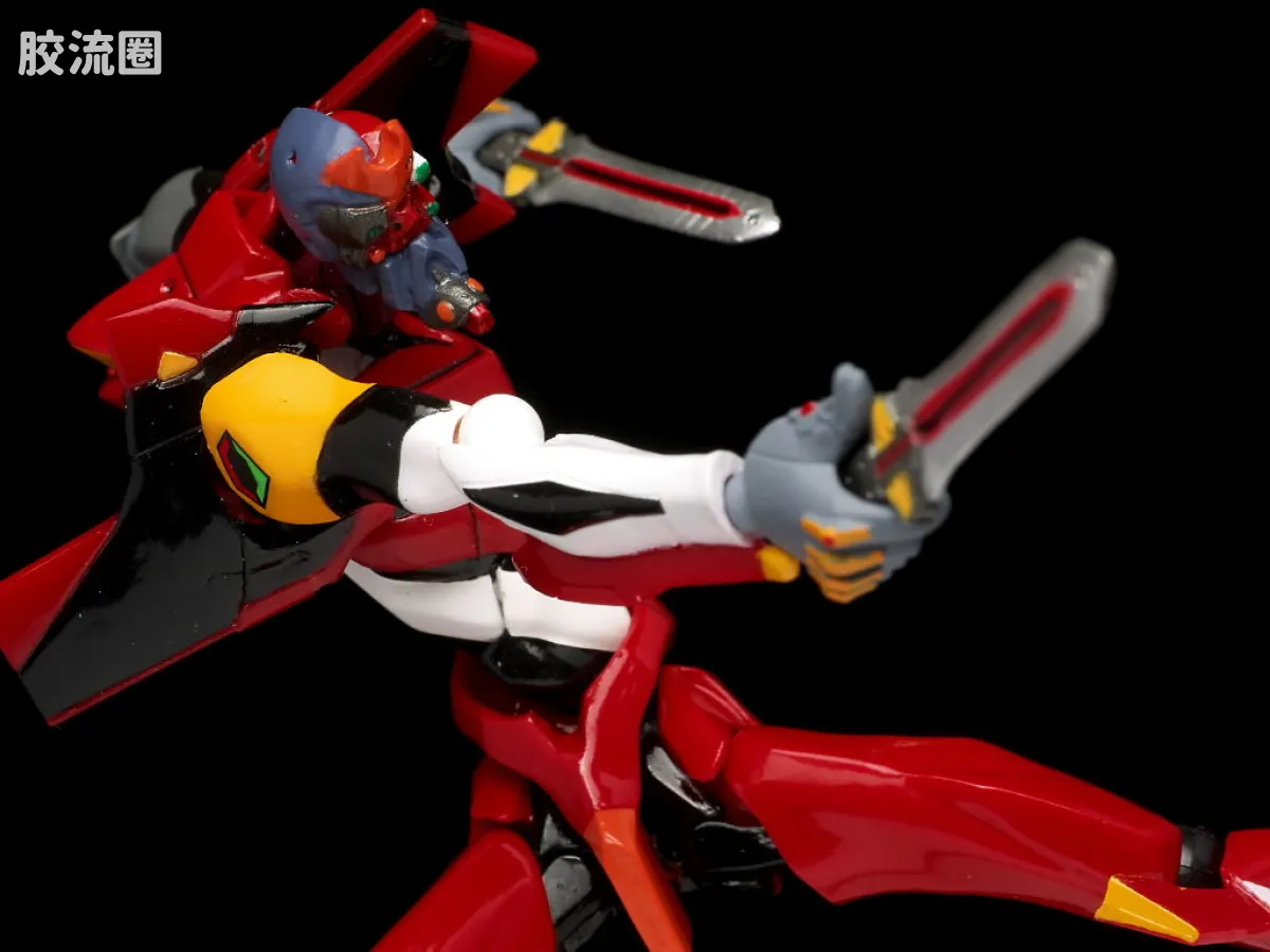 海洋堂转轮科技山口式可动系列 普通版 124号 EVA 2号机 新装备 - 图片