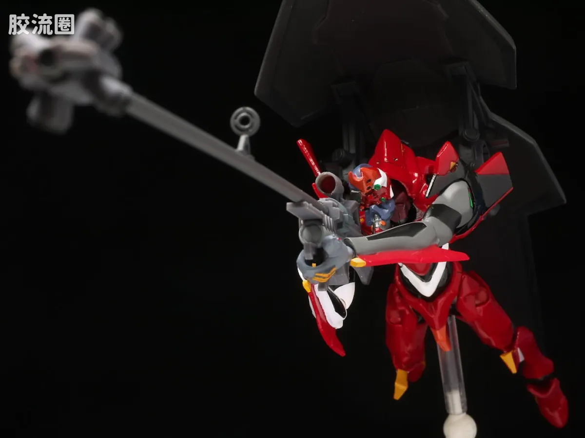 海洋堂转轮科技山口式可动系列 普通版 124号 EVA 2号机 新装备 - 图片