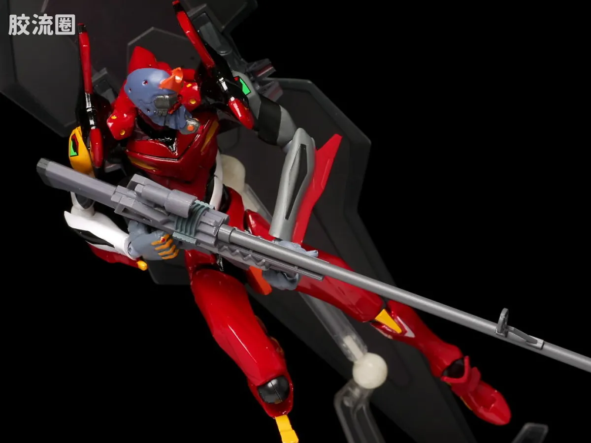 海洋堂转轮科技山口式可动系列 普通版 124号 EVA 2号机 新装备 - 图片