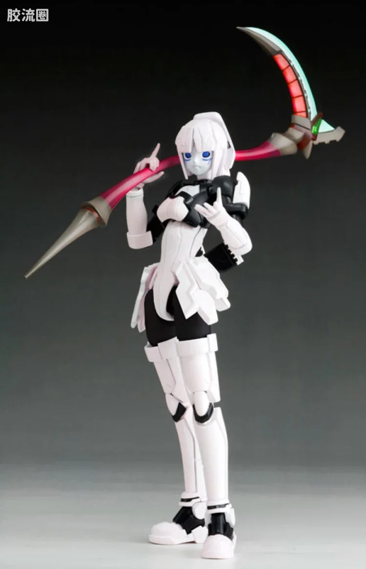 寿屋综合拼装模型系列 梦幻之星系列 机器人女枪手 羽白 - 图片