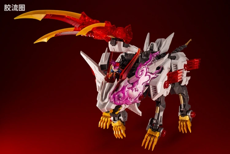 寿屋机兽起源 限定及特别版 W001 Limited 荒野长牙狮 红莲Ver. - 图片