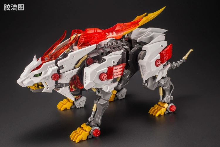 寿屋机兽起源 限定及特别版 W001 Limited 荒野长牙狮 红莲Ver. - 图片