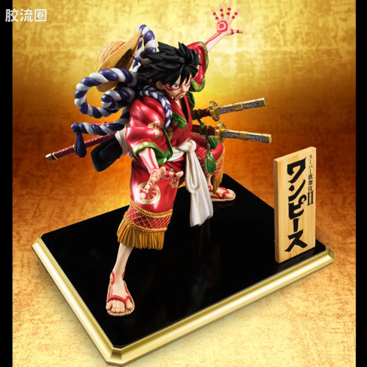 海贼王P.O.P系列 sailing again KABUKI-EDITION 路飞 - 图片