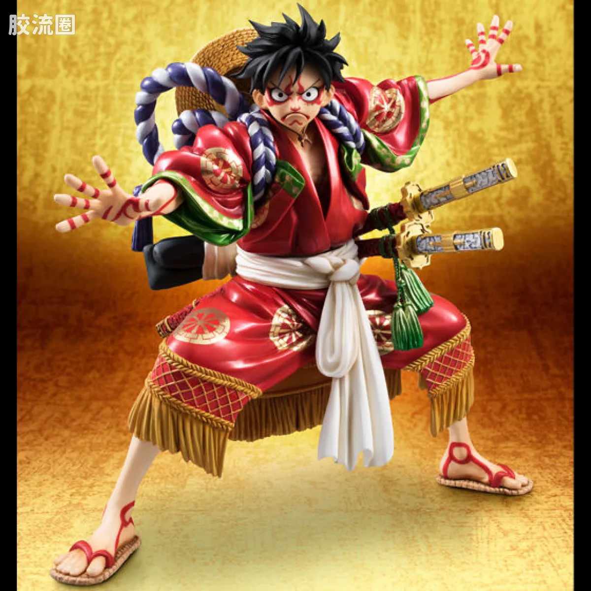 海贼王P.O.P系列 sailing again KABUKI-EDITION 路飞 - 图片