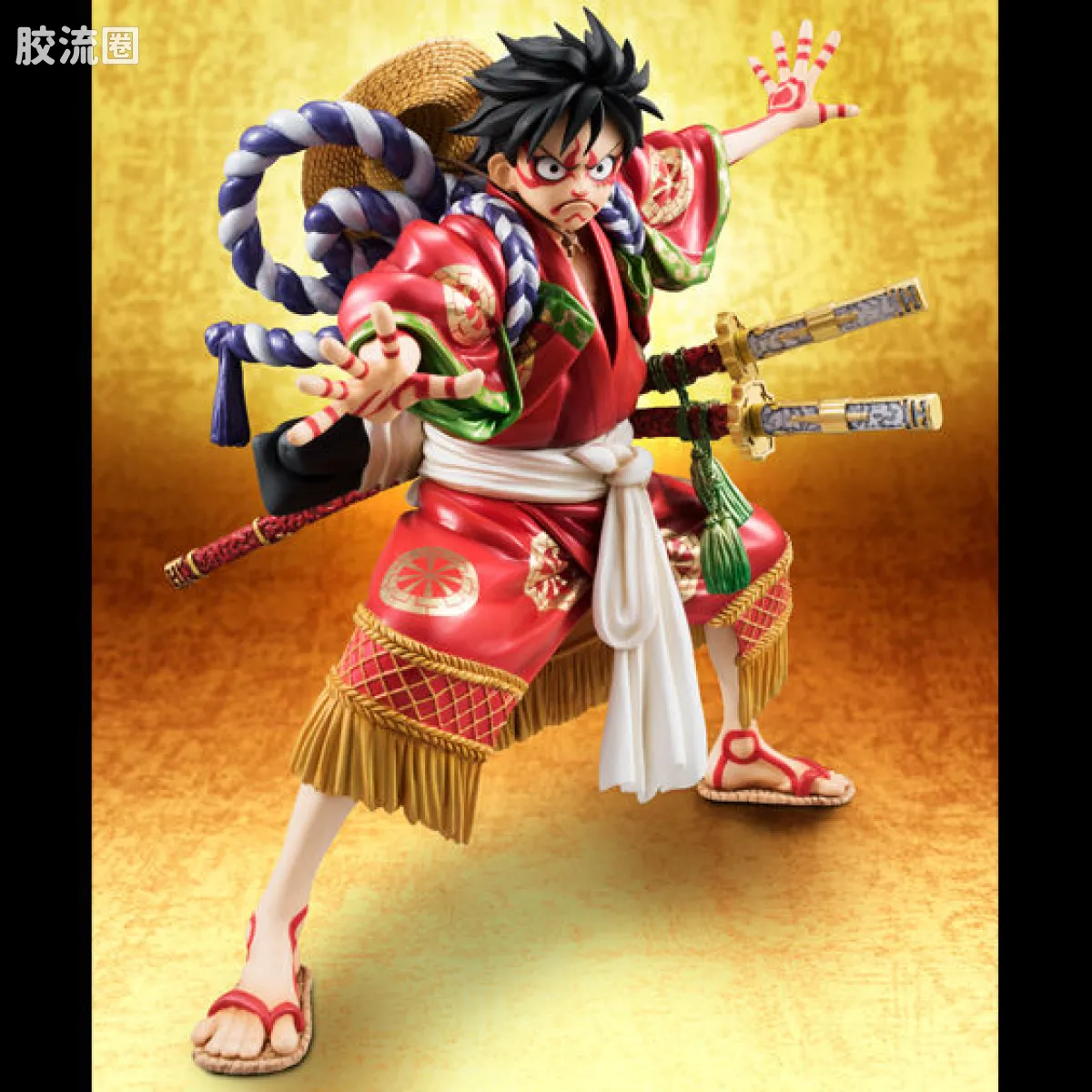 海贼王P.O.P系列 sailing again KABUKI-EDITION 路飞 - 图片