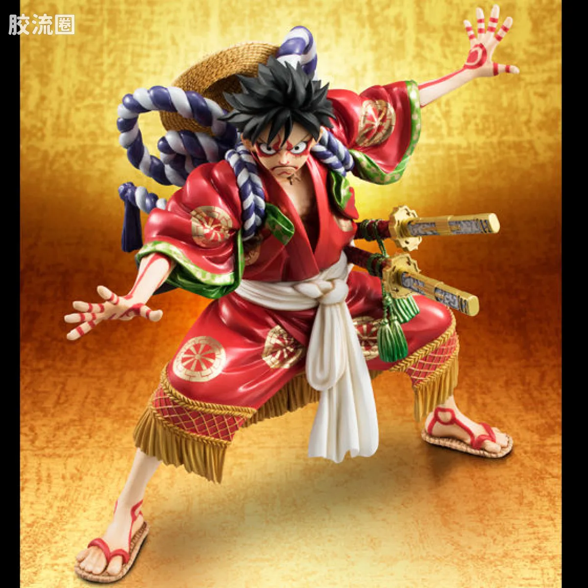 海贼王P.O.P系列 sailing again KABUKI-EDITION 路飞 - 图片