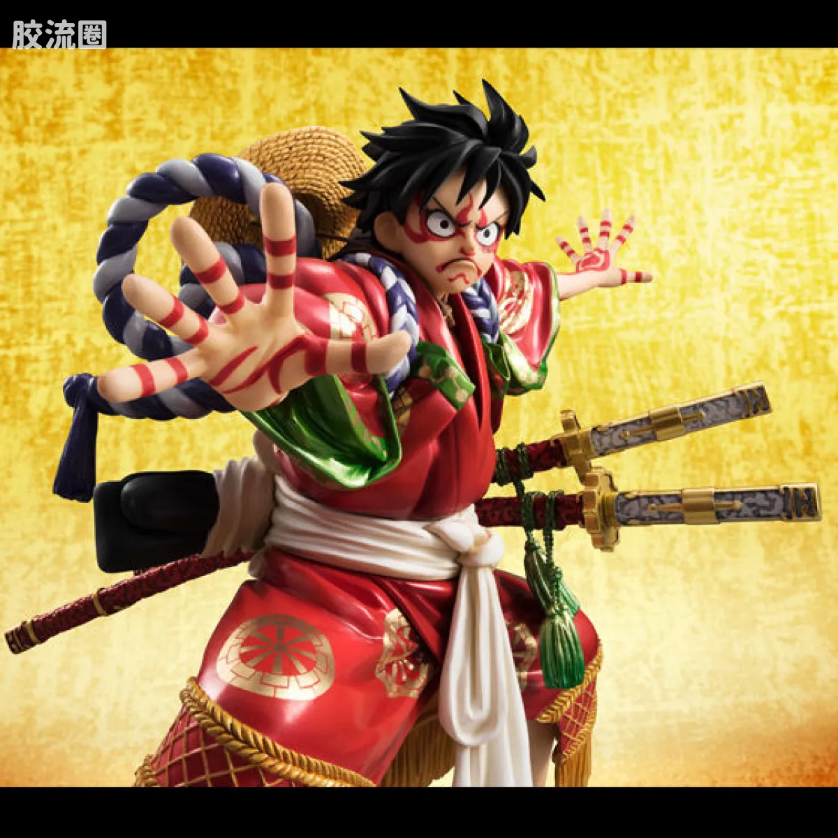 海贼王P.O.P系列 sailing again KABUKI-EDITION 路飞 - 图片