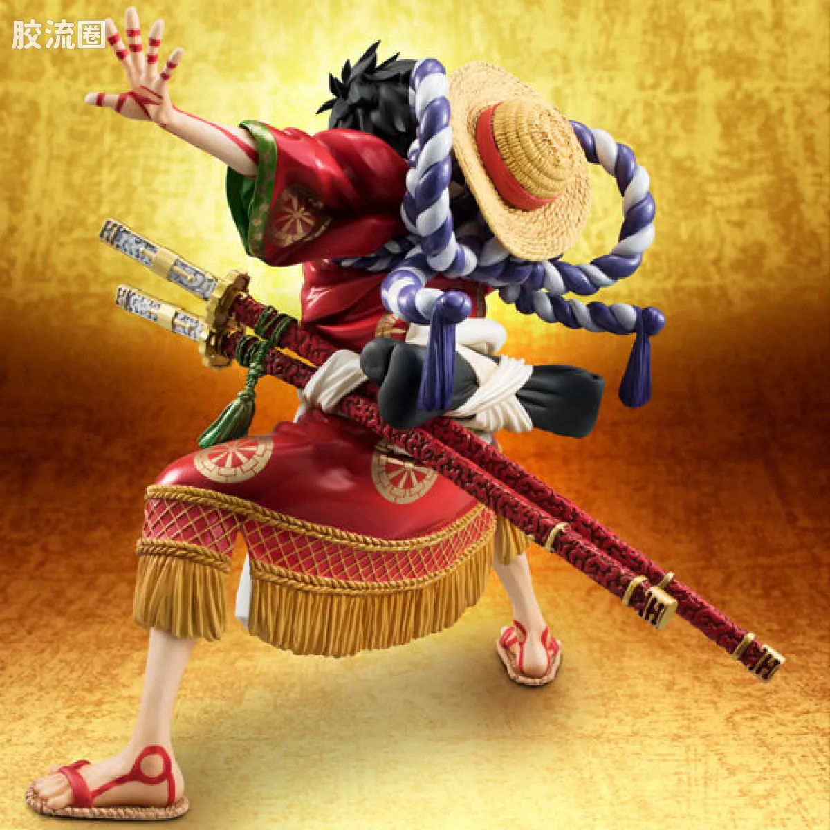 海贼王P.O.P系列 sailing again KABUKI-EDITION 路飞 - 图片