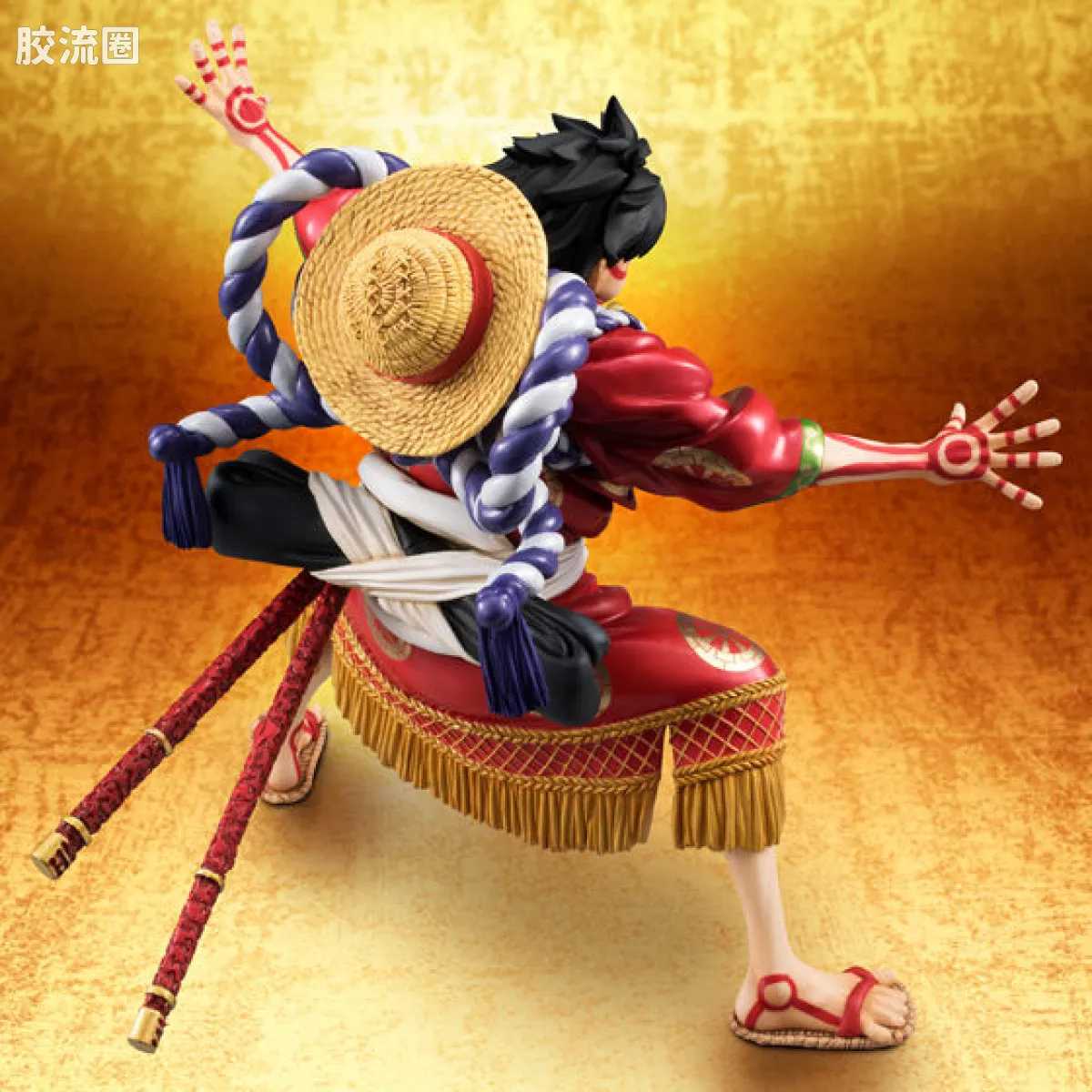 海贼王P.O.P系列 sailing again KABUKI-EDITION 路飞 - 图片