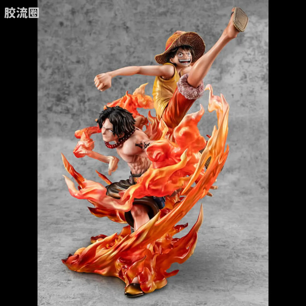 海贼王P.O.P系列 NEO-MAXIMUM 路飞&艾斯 ~兄弟之绊~ 20周年限定Ver. - 图片