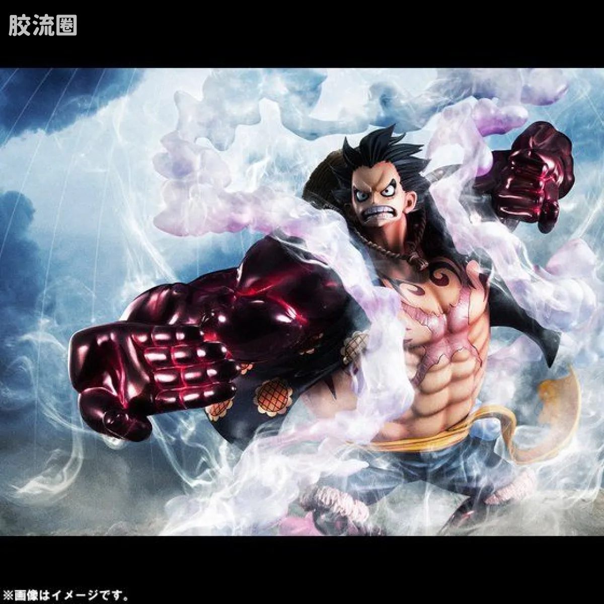 海贼王P.O.P系列 SA-MAXIMUM 四档 弹跳人 路飞 MAX - 图片