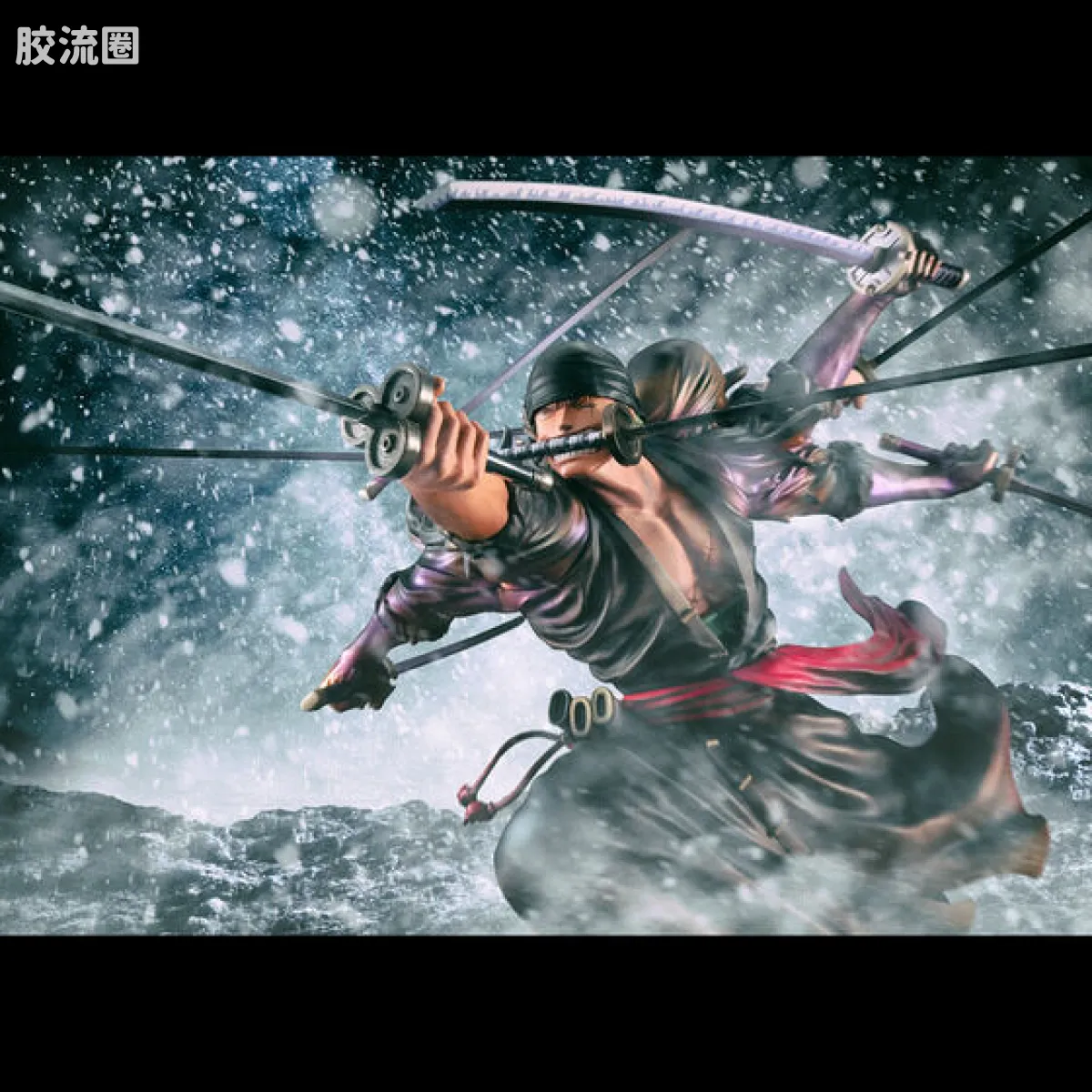 海贼王P.O.P系列 WA-MAXIMUM 罗罗诺亚·索隆 Ver.鬼气 九刀流 "阿修罗" - 图片