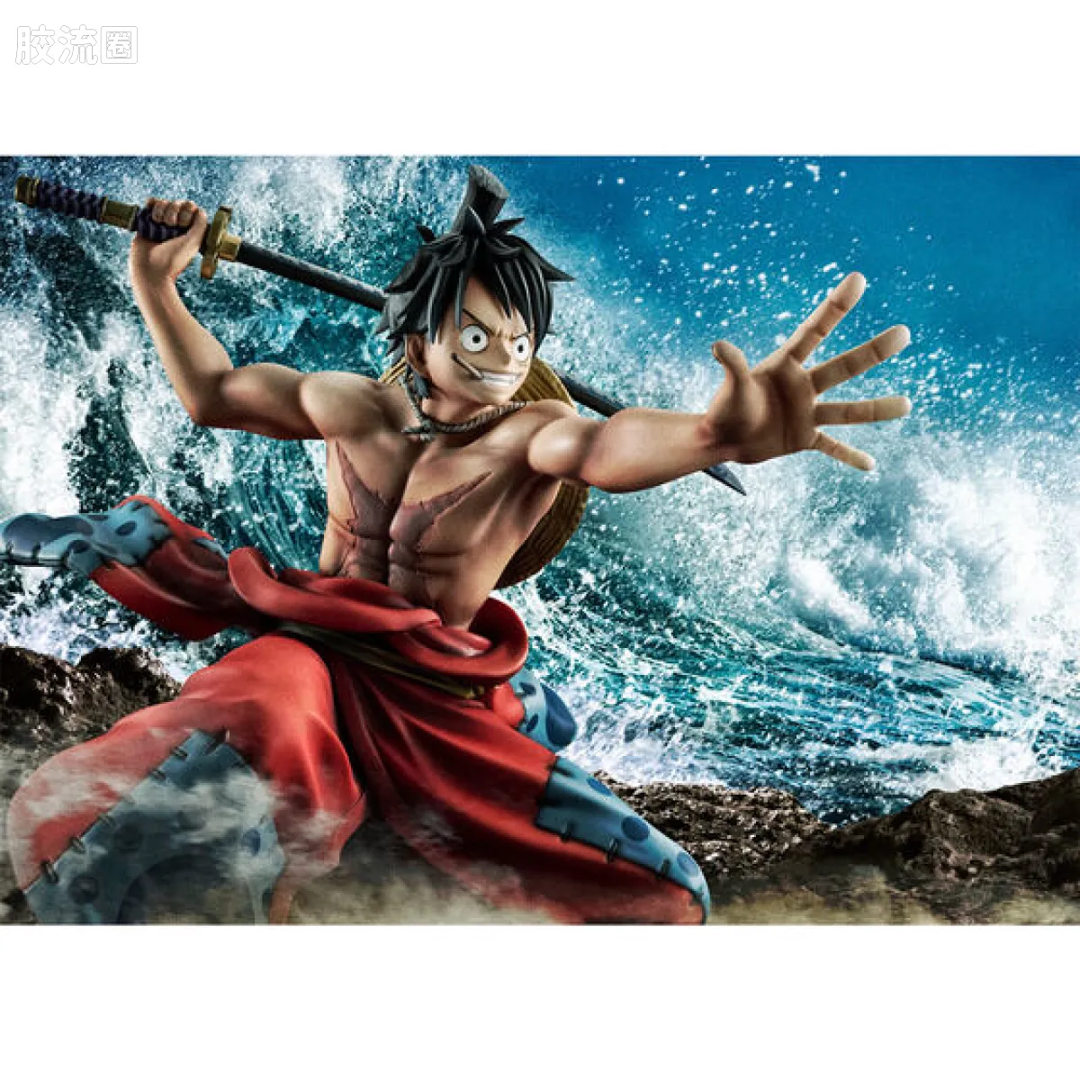 海贼王P.O.P系列 Warriors Alliance系列 路飞太郎 - 图片