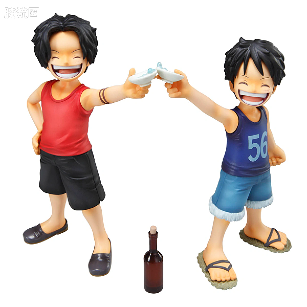 海贼王P.O.P系列 童年系列 CB-EX 路飞 & 艾斯 ～兄弟之绊～ - 图片