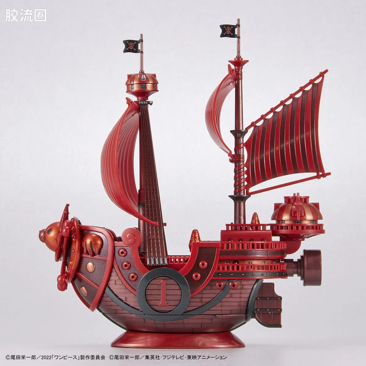 海贼王伟大的船收藏系列拼装模型 伟大的船 千阳号 <海贼王 FILM RED>公开纪念配色Ver. - 图片