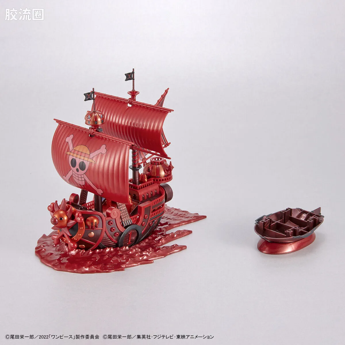 海贼王伟大的船收藏系列拼装模型 伟大的船 千阳号 <海贼王 FILM RED>公开纪念配色Ver. - 图片