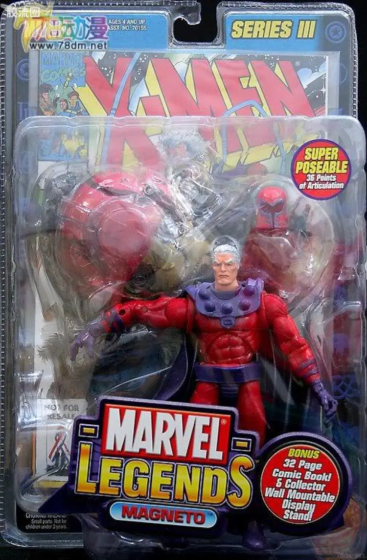 Marvel Legends/漫威传奇 可动人偶系列 第3代 万磁王