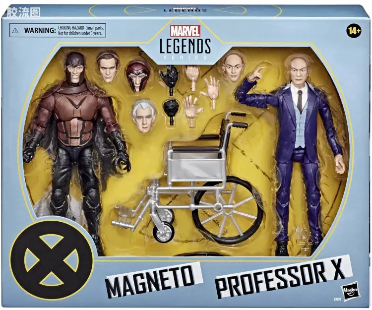 Marvel Legends/漫威传奇 可动人偶系列 X-战警 20周年 电影系列 万磁王&X教授