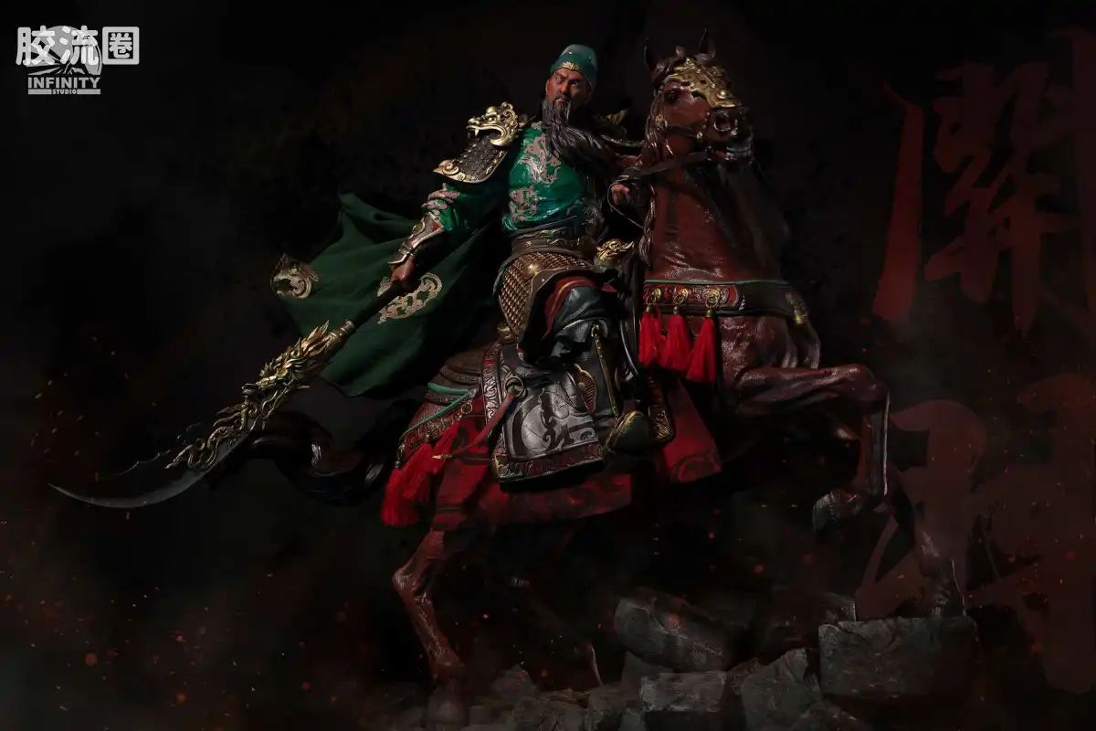 开天工作室 日系手办&雕像系列 三国系列 三国五虎将 关羽 - 图片