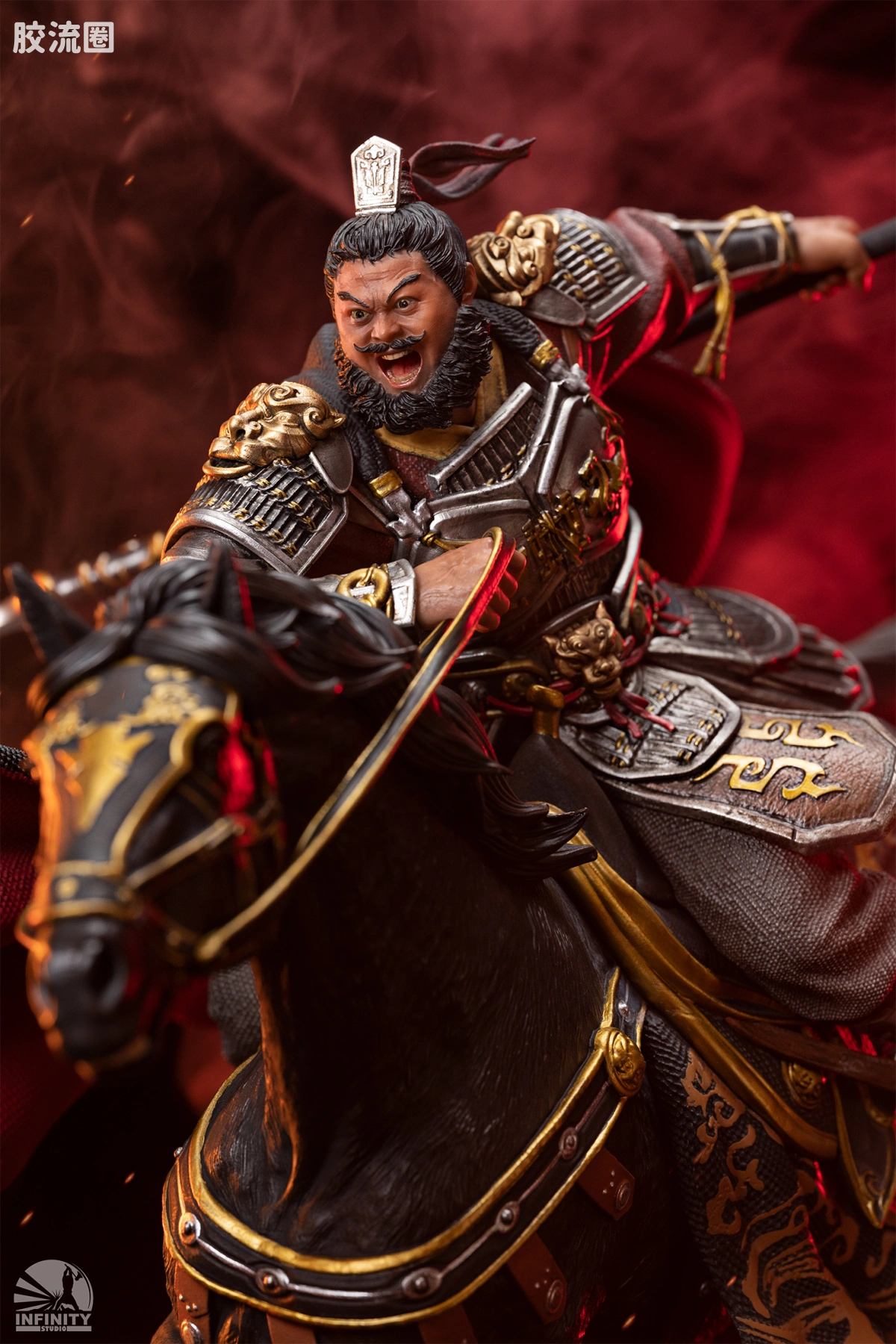 开天工作室 日系手办&雕像系列 三国系列 三国群雄系列 张飞 1/7全身像 彩色版 - 图片