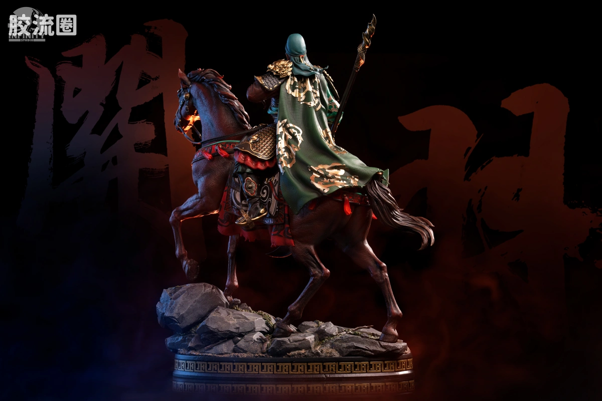 开天工作室 日系手办&雕像系列 三国系列 三国群雄系列 提刀武圣关云长 1/7全身像 彩色版 - 图片