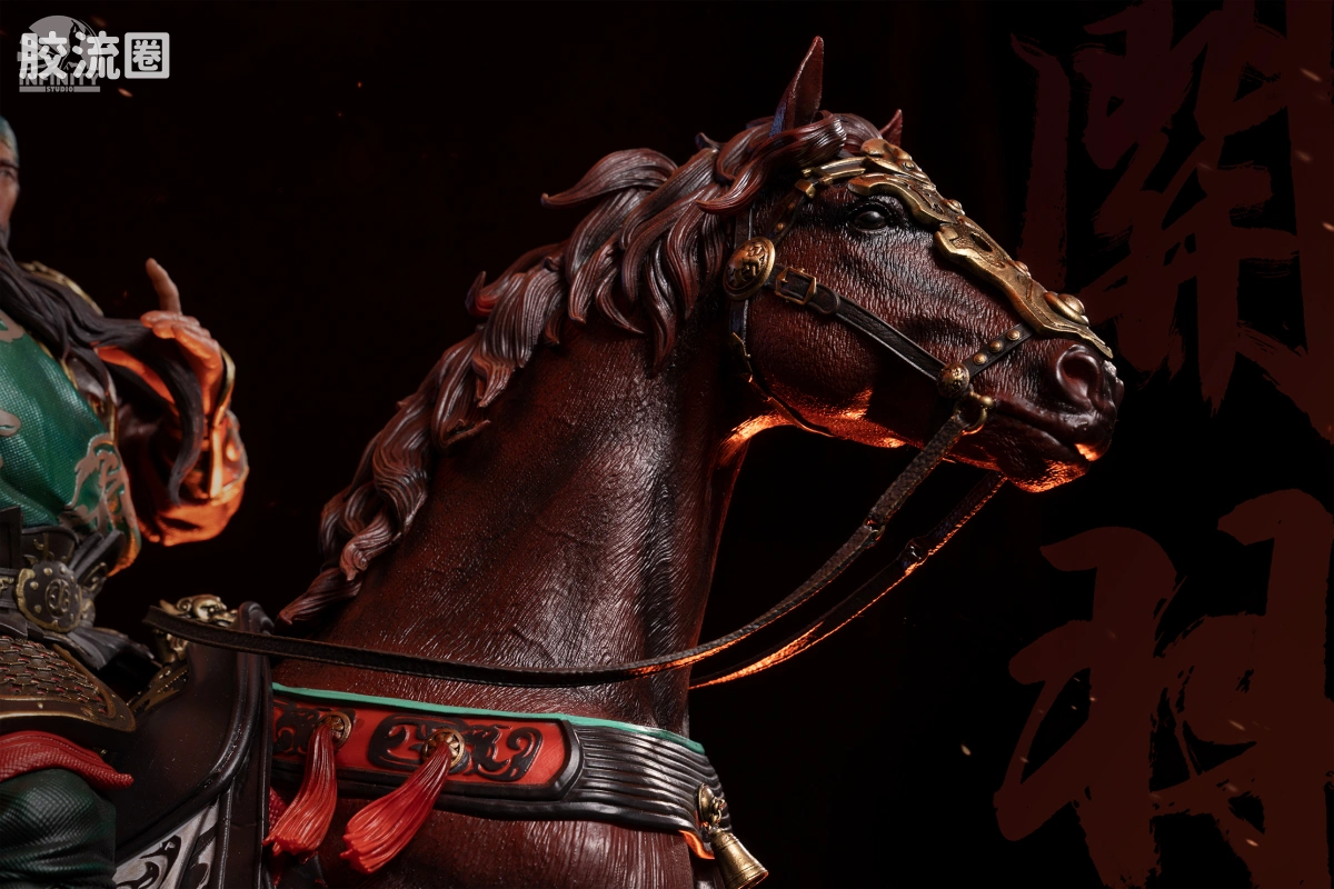 开天工作室 日系手办&雕像系列 三国系列 三国群雄系列 提刀武圣关云长 1/7全身像 彩色版 - 图片