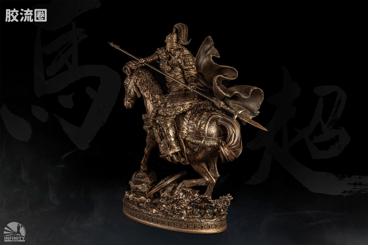 开天工作室 日系手办&雕像系列 三国系列 三国群雄系列 马超 1/7全身像 铜色版 - 图片