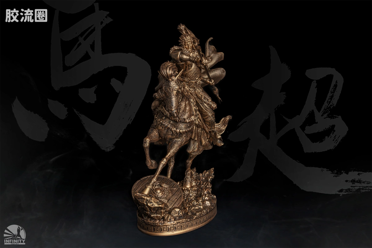 开天工作室 日系手办&雕像系列 三国系列 三国群雄系列 马超 1/7全身像 铜色版 - 图片