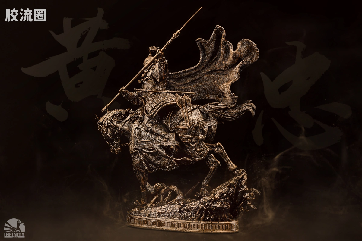 开天工作室 日系手办&雕像系列 三国系列 三国群雄系列 黄忠 1/7全身像 铜色版 - 图片
