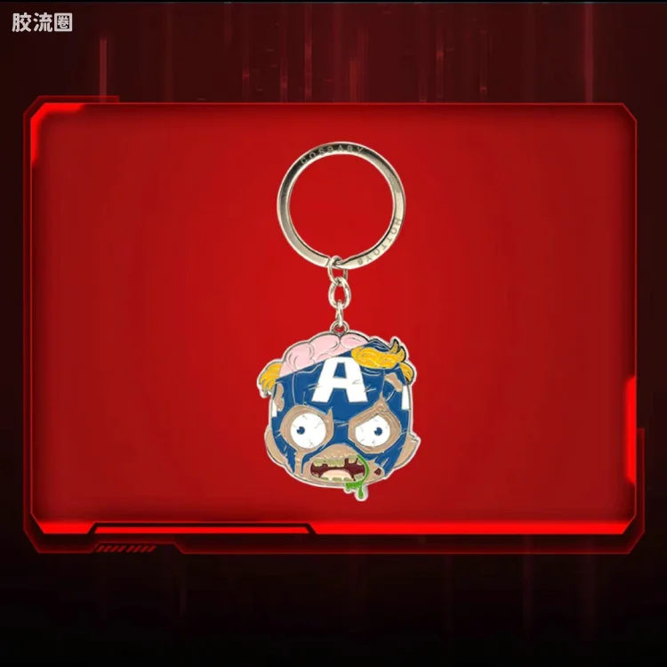 COSBABY迷你珍藏人偶系列 COSBABY金属钥匙扣系列 丧尸美国队长