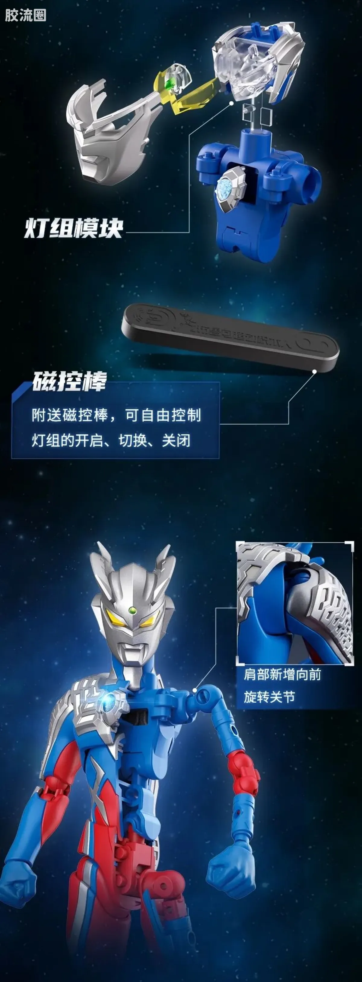 布鲁可奥特曼 超动 第3弹 终极赛罗奥特曼 - 图片