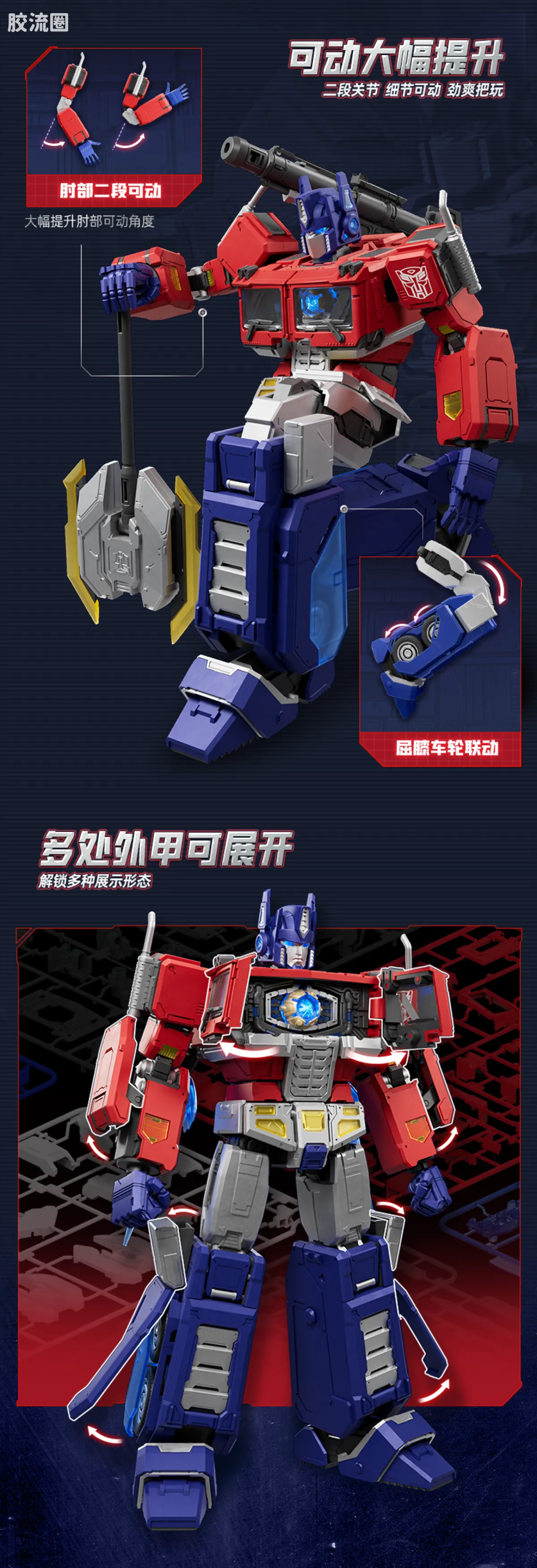 布鲁可变形金刚 传奇 传奇版 擎天柱(Ver. EVO) - 图片