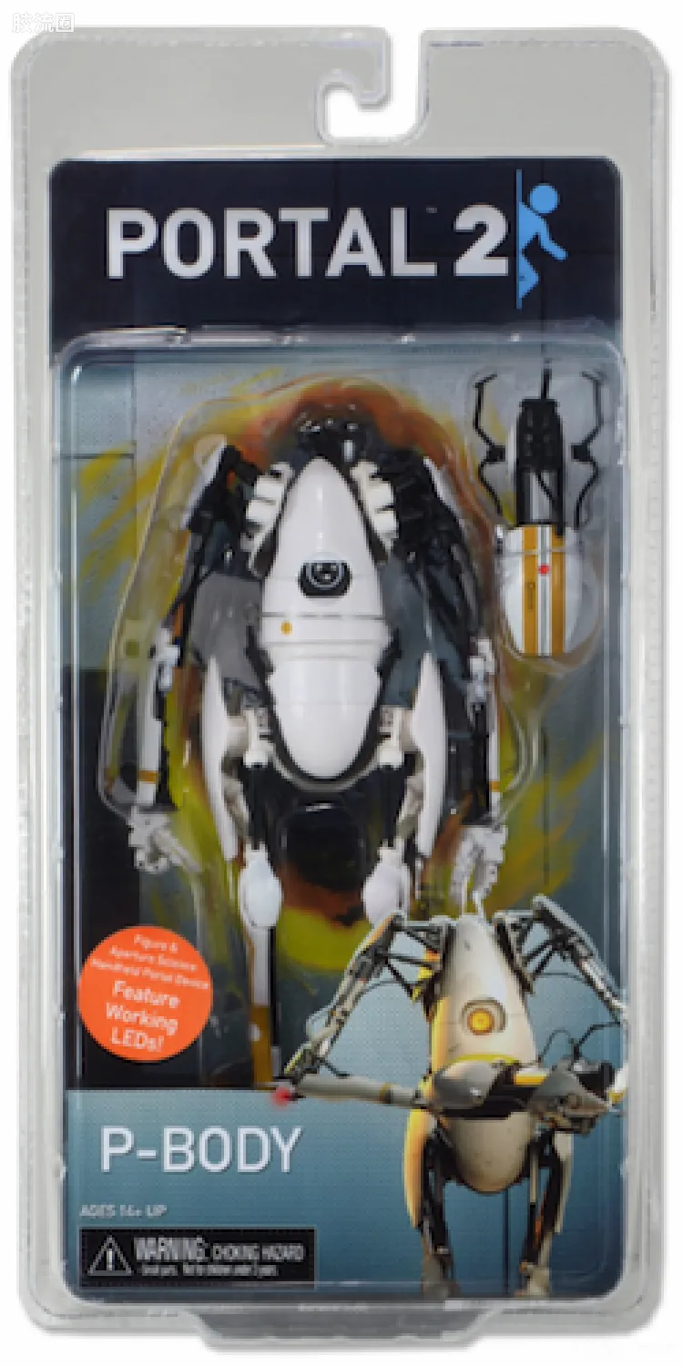 NECA 7寸可动人形系列 游戏系列 传送门2 P-body