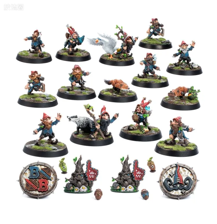 血碗橄榄球 Blood Bowl 2020版 侏儒球队 格林德沃土拨鼠