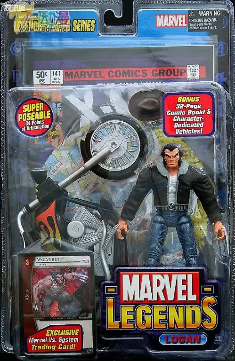 Marvel Legends/漫威传奇 可动人偶系列 第11代 便服罗根 特别版