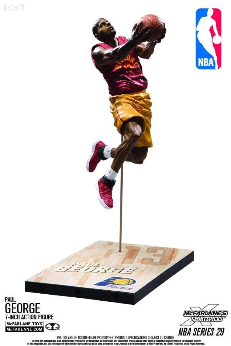麦克法兰NBA篮球系列玩具 第29代 保罗·乔治