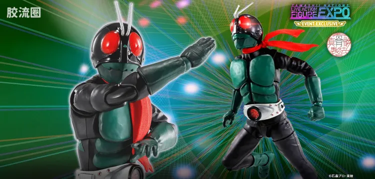 SHF 真骨雕假面骑士系列 假面骑士1号 (樱岛Ver.) 荣光的昭和骑士Edition