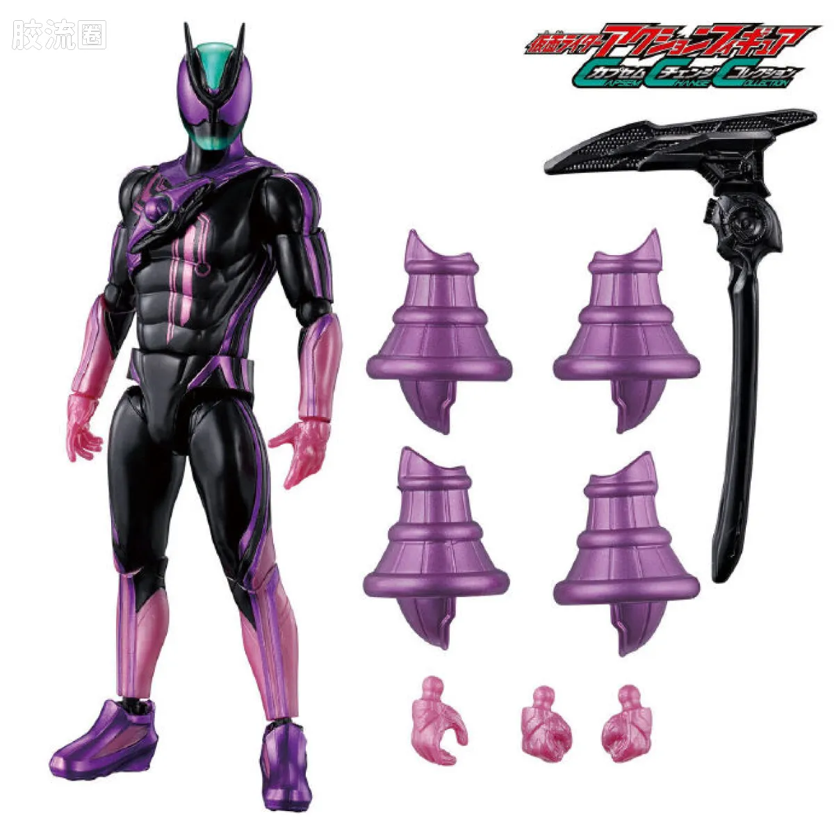 假面骑士超可动人偶/Action Figure Capsem Change Collection系列 假面骑士ZZZ 法则套装