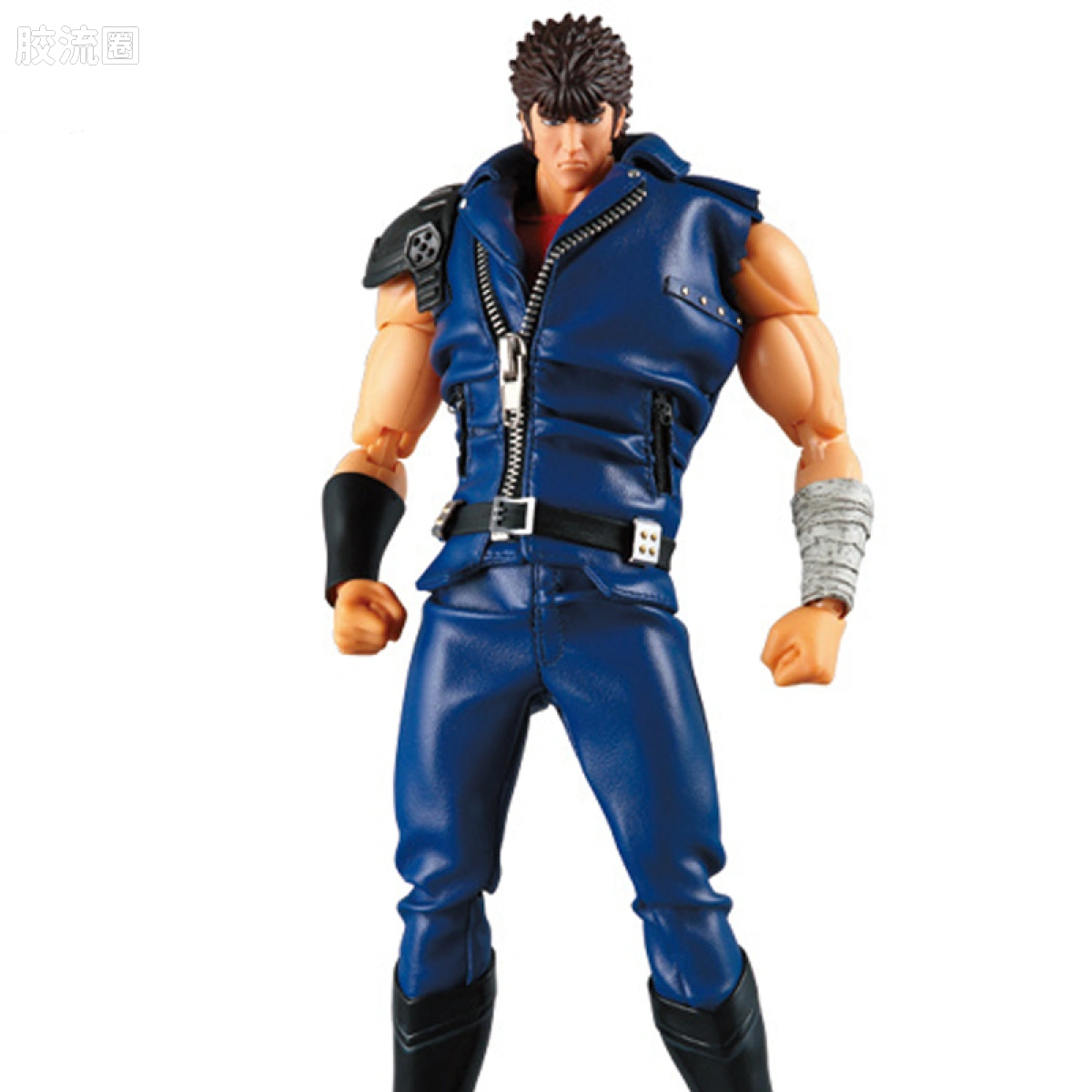 RAH12寸真人皮偶系列玩具 北斗神拳 健次郎 北斗神拳25周年纪念版