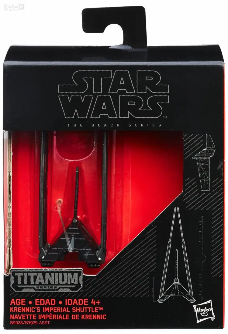 星球大战 THE BLACK SERIES 钛载具 克伦尼克穿梭机