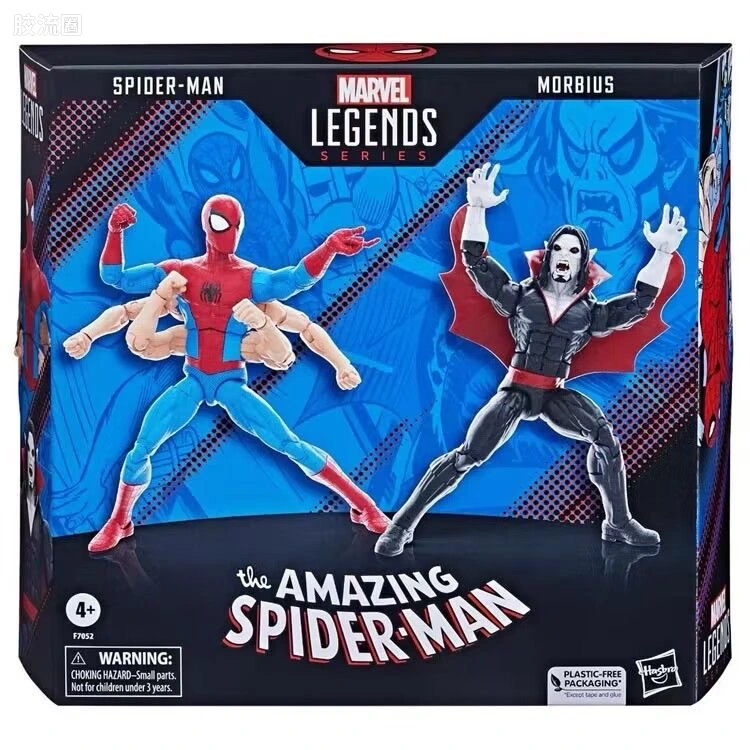 Marvel Legends/漫威传奇 可动人偶系列 60周年漫画 神奇蜘蛛系列 六臂蜘蛛侠&莫比亚斯