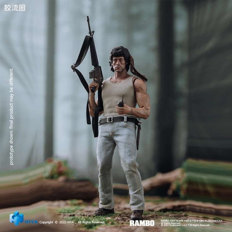 Hiya Toys/海雅 1/12 第一滴血系列 兰博