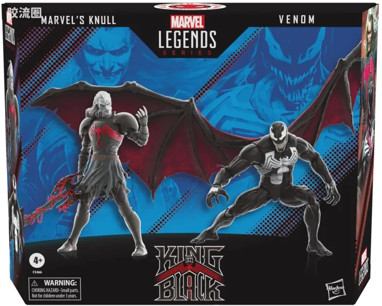 Marvel Legends/漫威传奇 可动人偶系列 60周年漫画 神奇蜘蛛系列 共生体之神:纳尔&毒液
